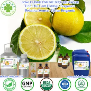 Tinh Dầu Cam Hương- Bergamot Giá Sỉ